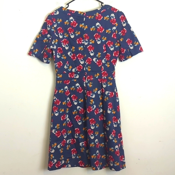 Cottagecore Vintage Inspired Floral Knee Length Dress Women's Small - Picture 1 of 11